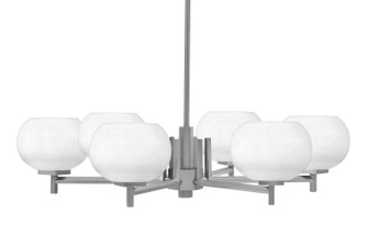 Franklin Six Light Chandelier in Graphite (200|1206-GP-212)