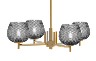 Franklin Four Light Chandelier in New Age Brass (200|1204-NAB-4602)
