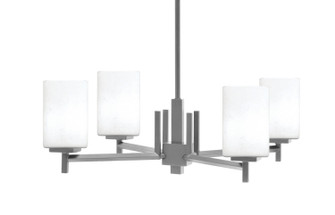 Franklin Four Light Chandelier in Graphite (200|1204-GP-310)