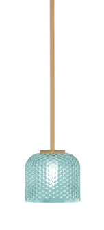 Franklin One Light Mini Pendant in New Age Brass (200|1201-NAB-4615)