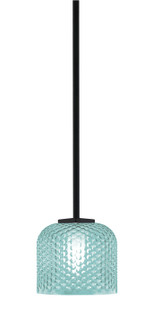 Franklin One Light Mini Pendant in Matte Black (200|1201-MB-4615)