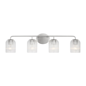 Eisele Four Light Vanity in Brushed Nickel (1|GLV1134BS)