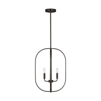 Loretto Four Light Chandelier in Midnight Black (1|GLC1304MBK)