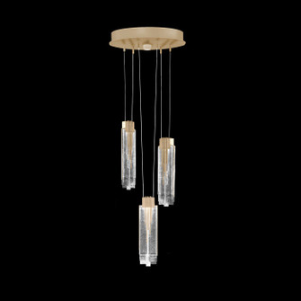Arpeggio LED Pendant in Soft Gold/Clear (48|100080-51)