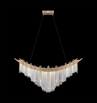 Arpeggio LED Pendant in Soft Gold/Clear (48|100076-51)