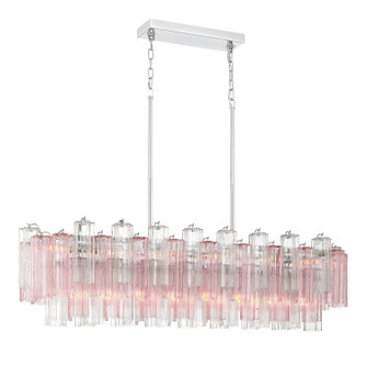 Addis 14 Light Linear Chandelier in Polished Chrome (60|ADD-317-CH-SP)