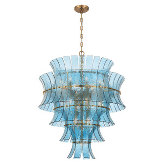 Abigail 21 Light Chandelier in Aged Brass (60|ABI-2008-AG-BL)