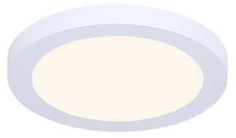 Led Round One Light Flush Mount in White (387|SMD712WH)