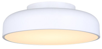 Zaria LED Flush Mount in White (387|LFM281A14WH)