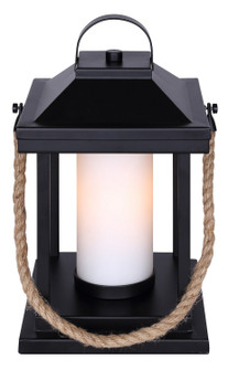 Kyler One Light Table Lamp in Matte Black And Rope (387|ITL2142B13BKR)