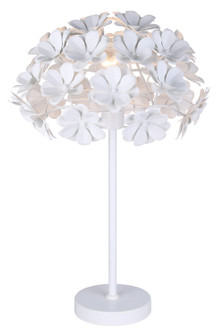 Cassia One Light Table Lamp in White (387|ITL2022B23WH)