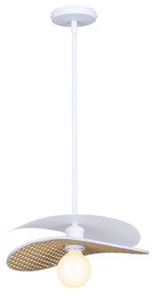 Elodie One Light Pendant in Matte White (387|IPL2181B01WHP)