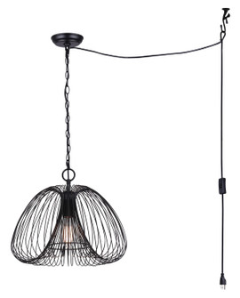 Stockholm One Light Pendant in Black (387|IPL2112B01BK)