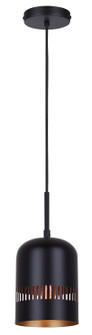 Miles One Light Pendant in Matte Black (387|IPL1207A01BK6)