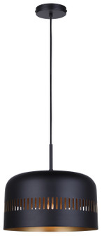 Miles One Light Pendant in Matte Black (387|IPL1207A01BK)