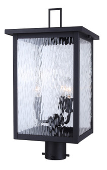 Shana Three Light Outdoor Post Lantern in Black (387|IOL708BK)
