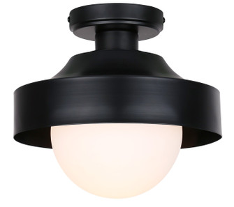 Baylor One Light Outdoor Ceiling Mount in Black (387|IOL641BK)