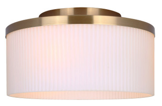 Kinslea Three Light Flush Mount in Gold (387|IFM1165A14GD)