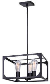 Zelie Three Light Chandelier in Matte Black (387|ICH2180B03BK14)