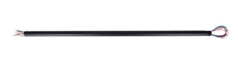 Downrod in Black (387|DR36BK-1OD-DC)