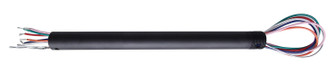 Downrod in Black (387|DR12BK-1OD-DC)