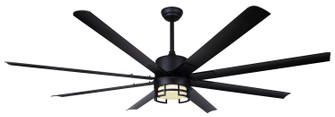 Ezra 72'' Ceiling Fan in Black (387|CP72EZR8BK-W)