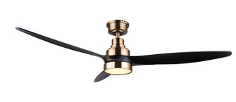 Luell 52'' Ceiling Fan in Gold (387|CF52LUE3GD)