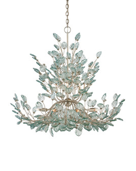 Baobab 12 Light Chandelier in Clear/Contemporary Silver Leaf/Contemporary Silver (142|9000-1294)