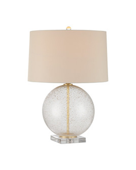 Zebulon One Light Table Lamp in Clear with Gold Speckles / Contemporary Gold Leaf (142|6000-1007)