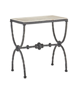 Agora Side Table in Natural/Rustic Bronze (142|4000-0243)