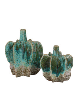 Urbano Vase in Turquoise/Brown (142|1200-1013)