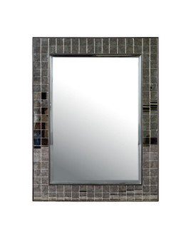 Mosaico Mirror in Ebony/Antique Mirror (142|1000-0166)