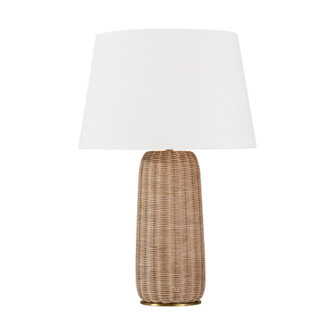Dumar One Light Table Lamp in Blonde Rattan (454|TFT1051BRTN)