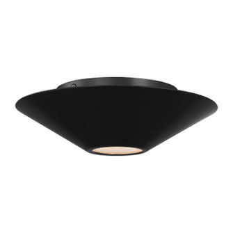 Echo LED Flush Mount and Sconce in Midnight Black (454|KF1121MBK)