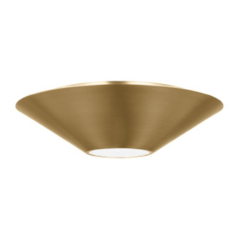 Echo LED Flush Mount and Sconce in Burnished Brass (454|KF1111BBS)