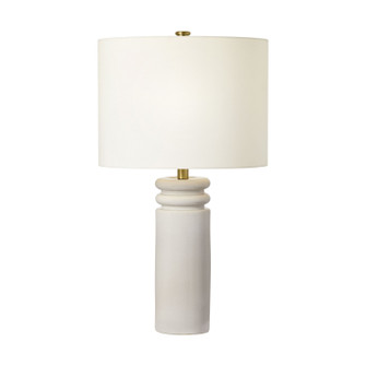 Feikudo One Light Table Lamp in Glossy White (454|ET1541GWH)