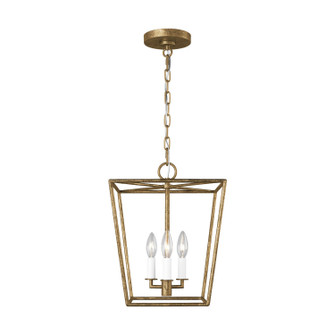 Viota Three Light Lantern in Casted Gild (454|EC1353CDG)