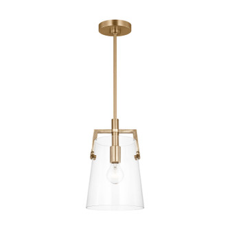 Crofton One Light Pendant in Satin Brass (454|DJP1261SB)