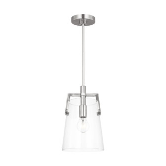 Crofton One Light Pendant in Brushed Nickel (454|DJP1261BS)