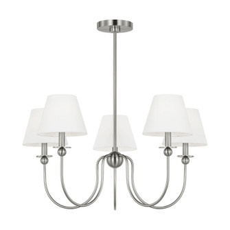 Elsay Five Light Chandelier in Brushed Nickel (454|DJC1255BS)