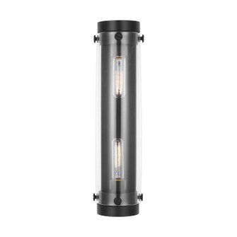 Garrett Two Light Vanity in Aged Iron (454|CW1002AI)