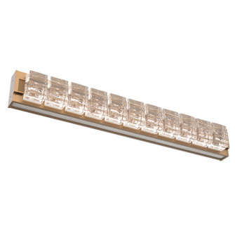 Tessera LED Vanity in Novel Brass (404|VLB0100-36-NB-TW-L4-W01)