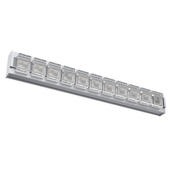 Tessera LED Vanity in Classic Silver (404|VLB0100-36-CS-TP-L4-000)