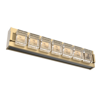 Tessera LED Vanity in Gilded Brass (404|VLB0100-24-GB-TP-L4-W02)
