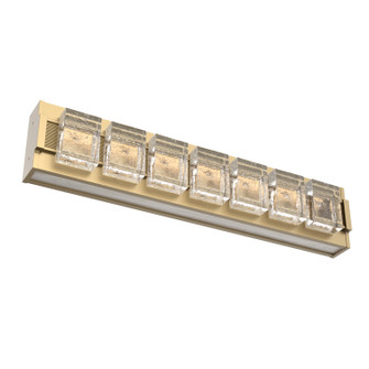 Tessera LED Vanity in Gilded Brass (404|VLB0100-24-GB-TP-L4-W01)