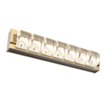 Tessera LED Vanity in Gilded Brass (404|VLB0100-24-GB-TO-L2-W02)