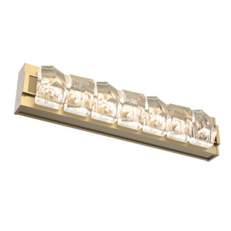 Tessera LED Vanity in Gilded Brass (404|VLB0100-24-GB-TF-L4-000)