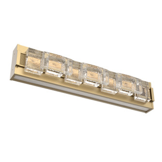 Tessera LED Vanity in Gilded Brass (404|VLB0100-24-GB-TE-L2-W01)