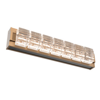Tessera LED Vanity in Gilded Brass (404|VLB0100-24-GB-TE-L2-000)