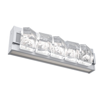 Tessera LED Vanity in Classic Silver (404|VLB0100-18-CS-TF-L2-W01)
